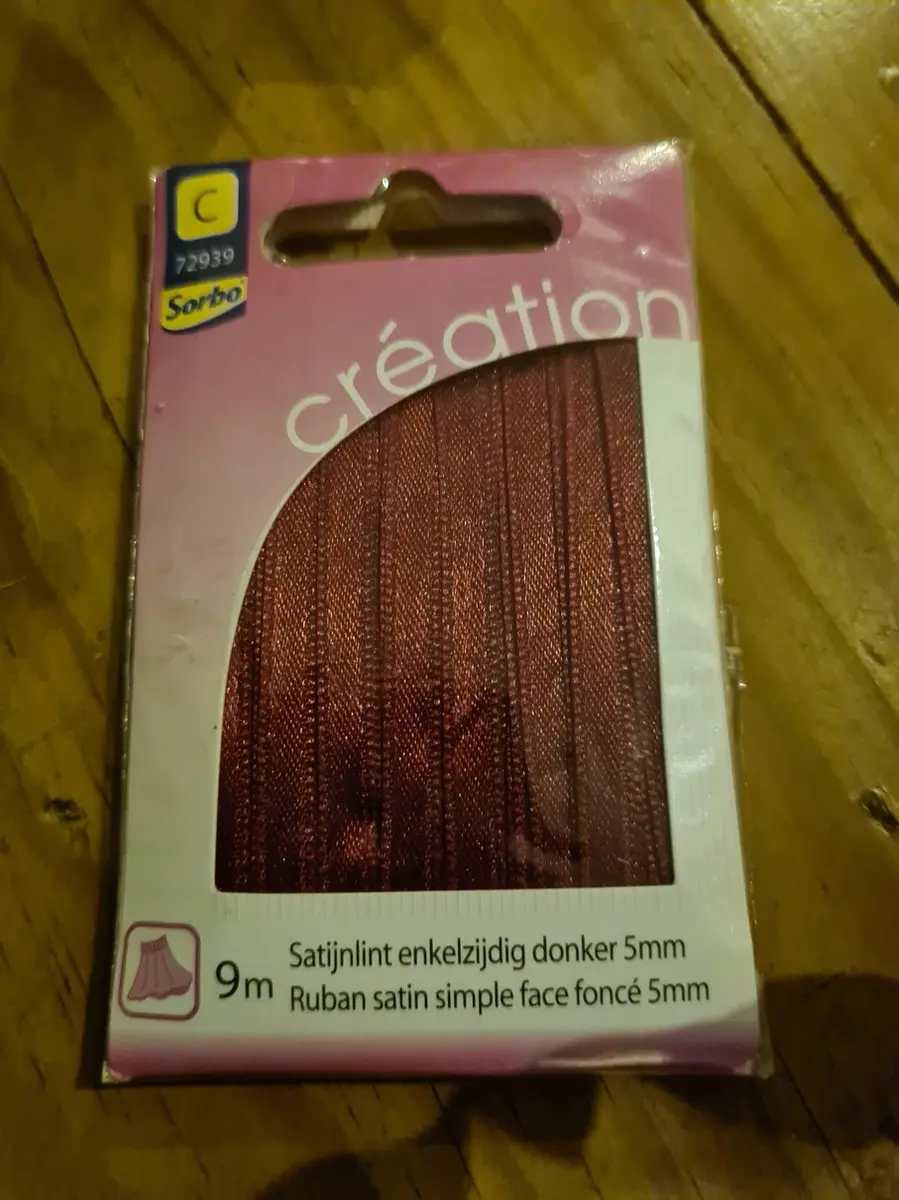 Sorbo Satinlint 9m Donker 5mm