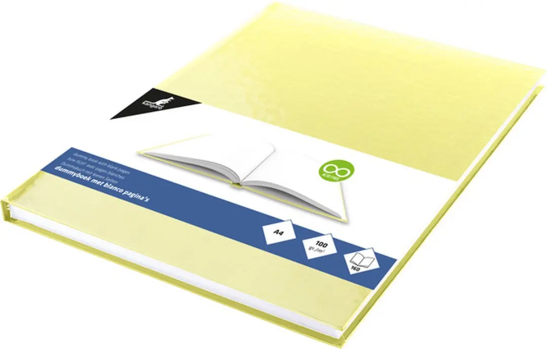 Kangaro Dummyboek A4 Pastel Geel