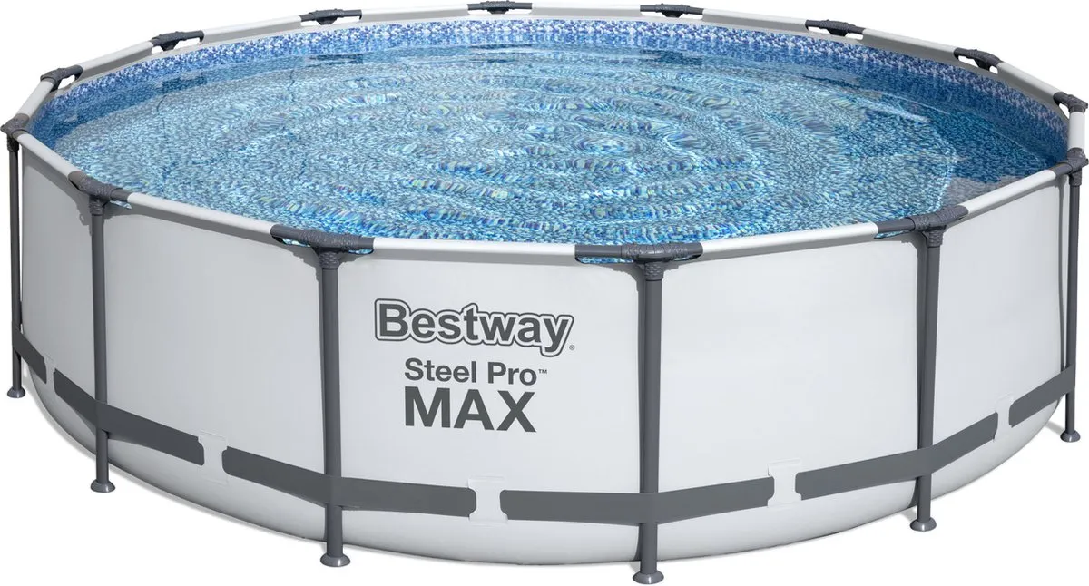 Bestway Steel Pro MAX Zwembadset 427x107cm - 15.232L - Zilver