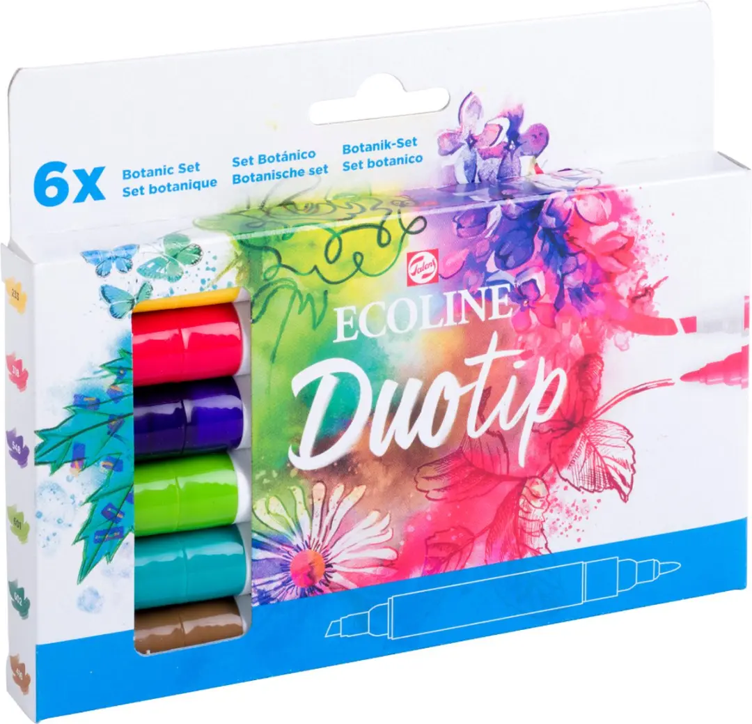 Ecoline Duotip Botanisch - 6 Kleuren