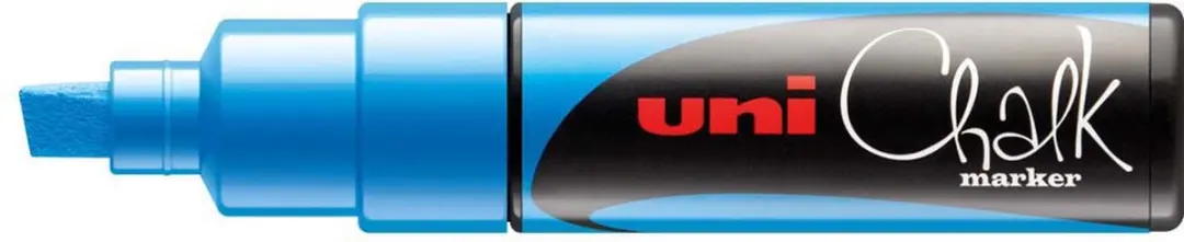 uni-ball Uni Chalk Marker 8K Metallic Blauw