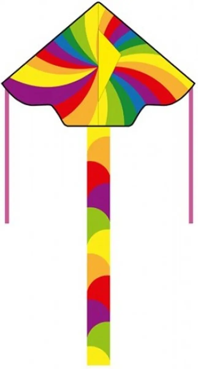 Ecoline Simple Flyer Rainbow 120cm