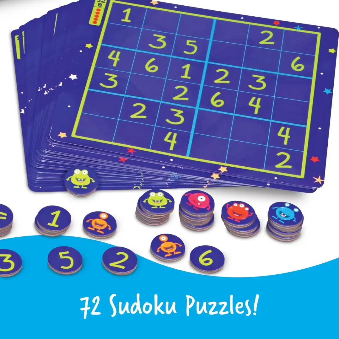 Learning Resources Magnetische Ruimte Sudoku - LER9320 - 4+ - Multikleur