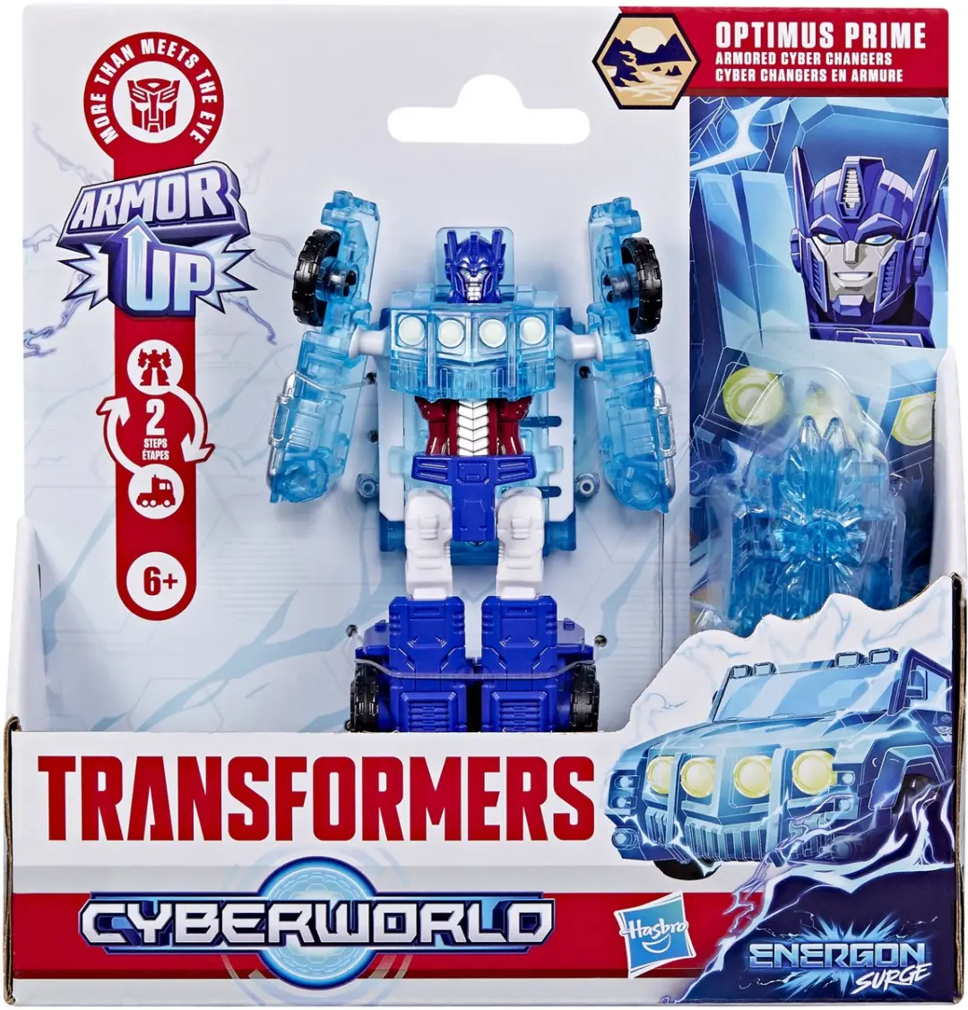 Transformers CYBERWORLD Optimus Prime Armored Cyber Changers Actiefiguur G3261