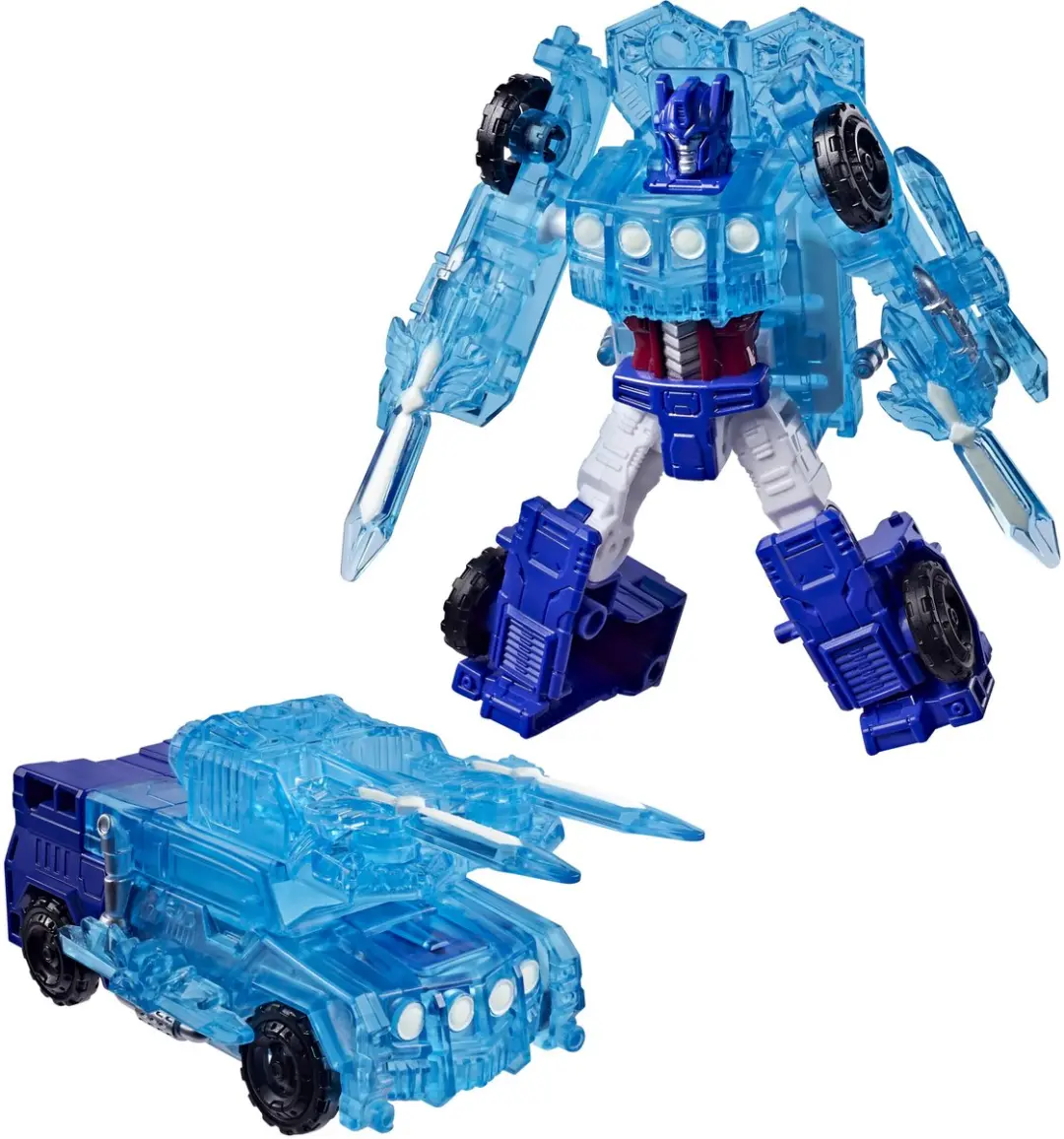 Transformers CYBERWORLD Optimus Prime Armored Cyber Changers Actiefiguur G3261