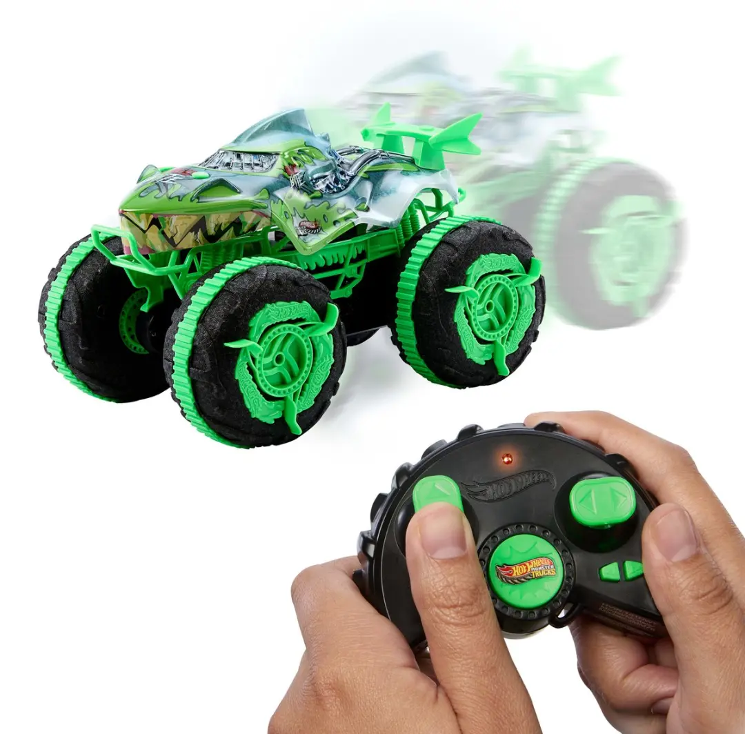 Hot Wheels Monstertrucks Krakende Kaken JMM76 Terreinwagen - RC - Meerkleurig