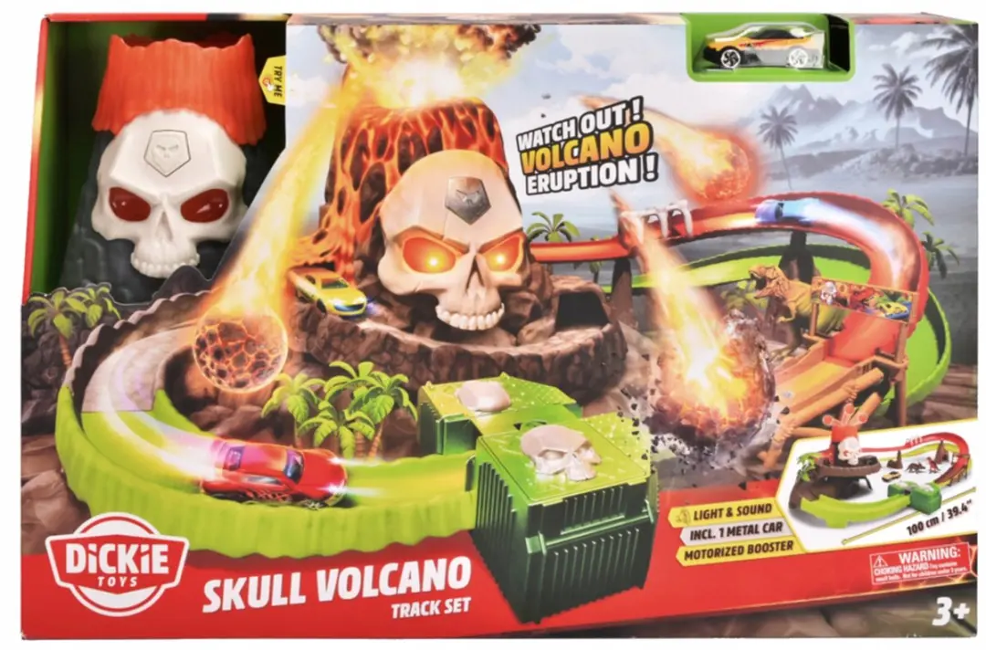 Dickie Schedelvulkaanautospeelset - Multicolor