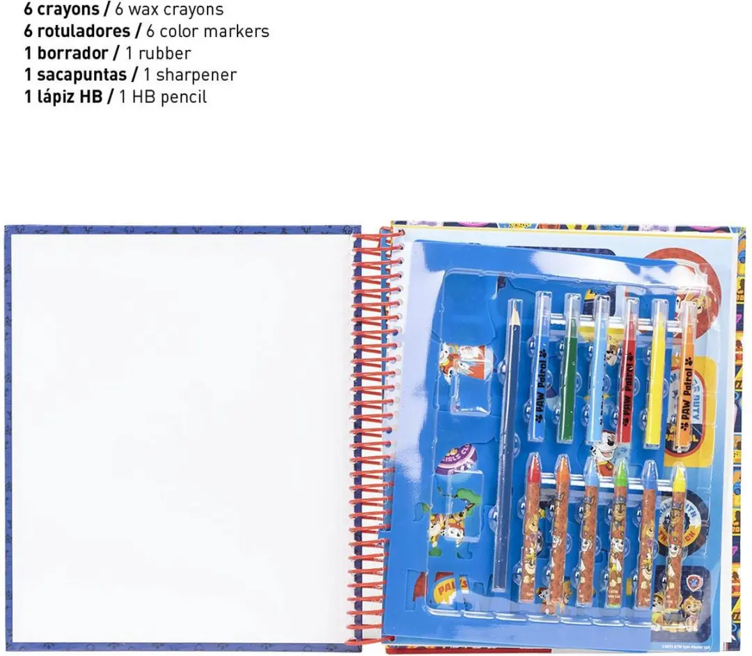 PAW Patrol Super Activiteiten Album - Tekenen & Kleuren Multicolor