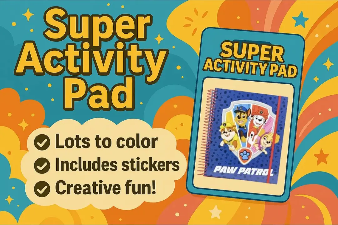 PAW Patrol Super Activiteiten Album - Tekenen & Kleuren Multicolor