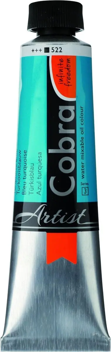 Cobra Artitst Olieverf #522 Turkooisblauw 40ml