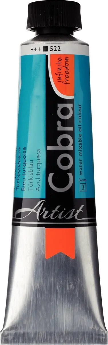 Cobra Artitst Olieverf #522 Turkooisblauw 40ml