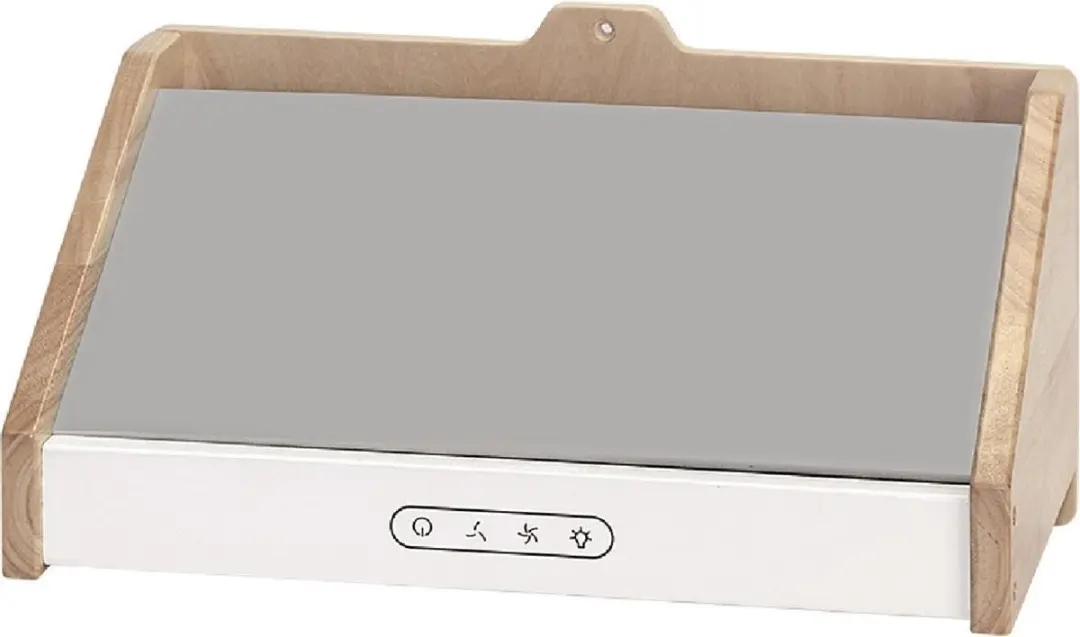 Vigatoys Speelkeuken 3-delig Set - Magnetron, Afzuigkap & Wandkastje Wit