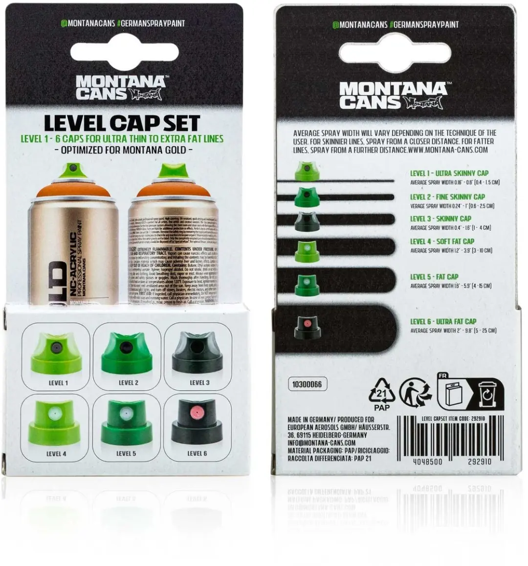 Montana Level 1 t/m 6 Cap - Meerkleurig