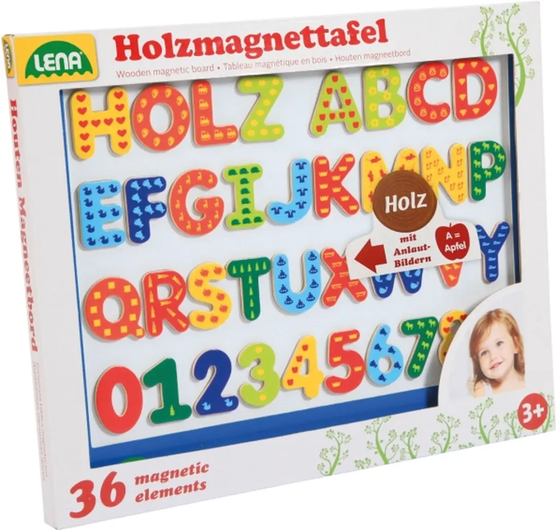 Lena Holz Magnettafel 65822 - 44x35cm Multikleur