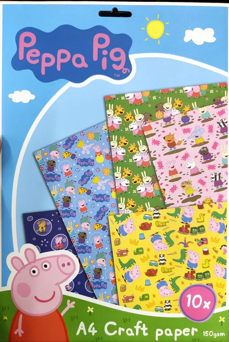 Peppa Pig Knutselpapier A4