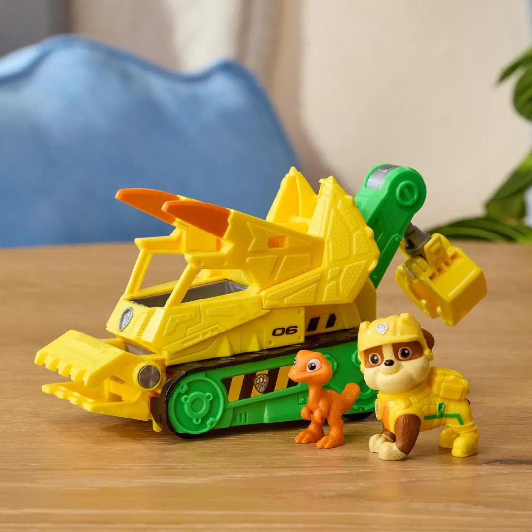 PAW Patrol Rubble Dino Rescue Bulldozer - 6075771 - Meerkleurig