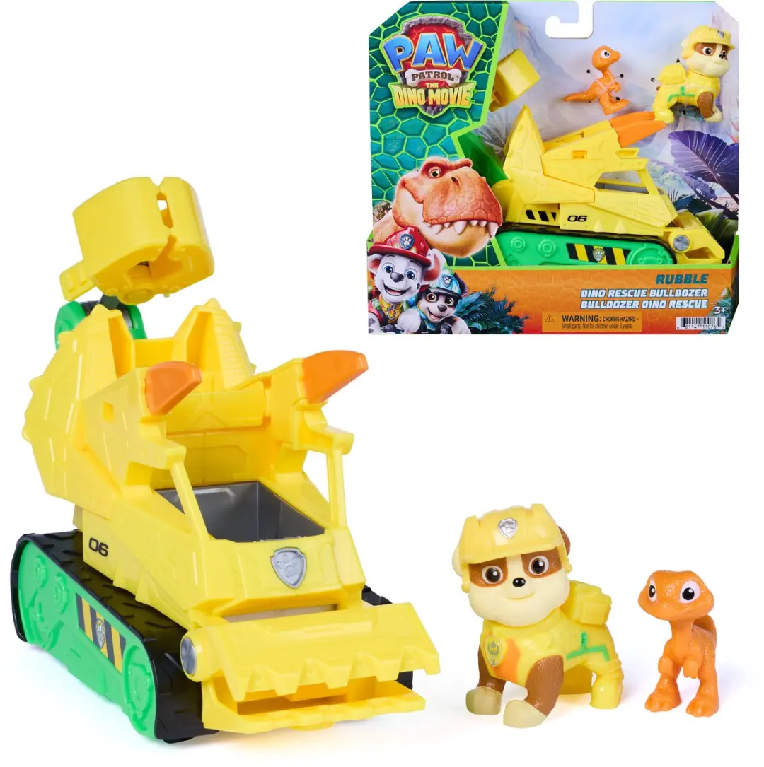 PAW Patrol Rubble Dino Rescue Bulldozer