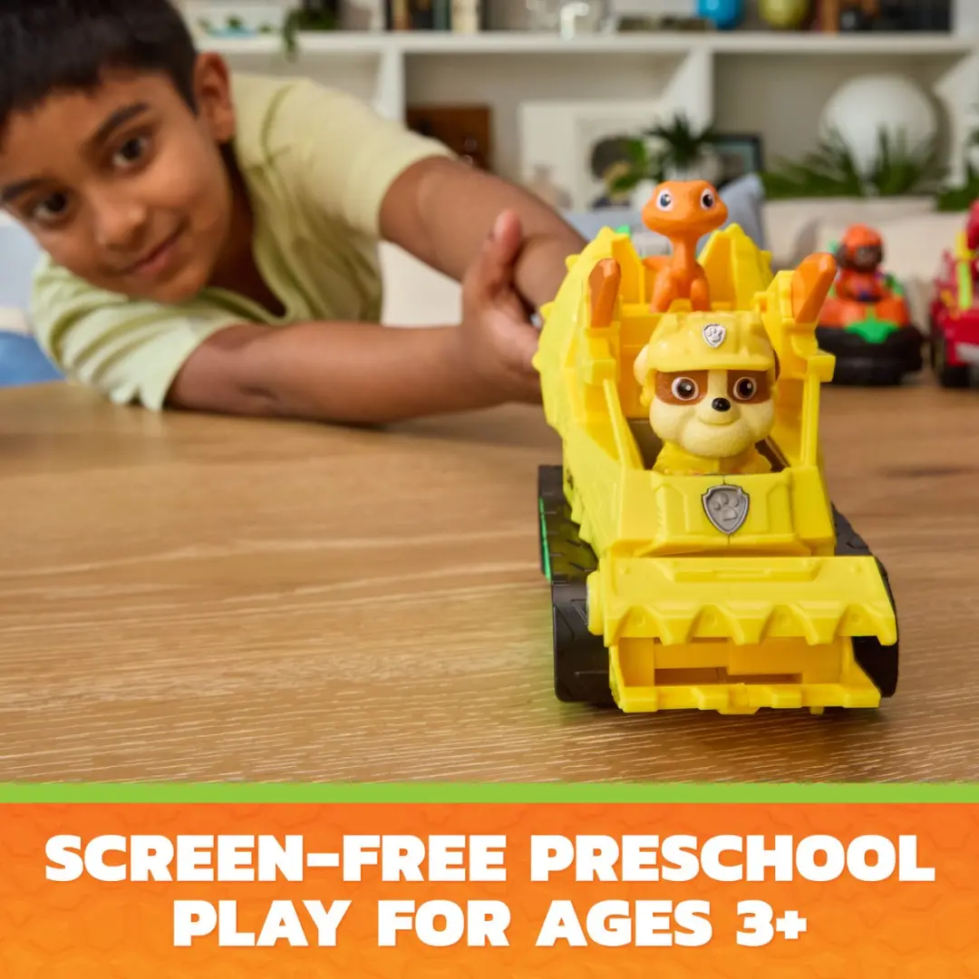 PAW Patrol Rubble Dino Rescue Bulldozer - 6075771 - Meerkleurig - afbeelding 6 van 6