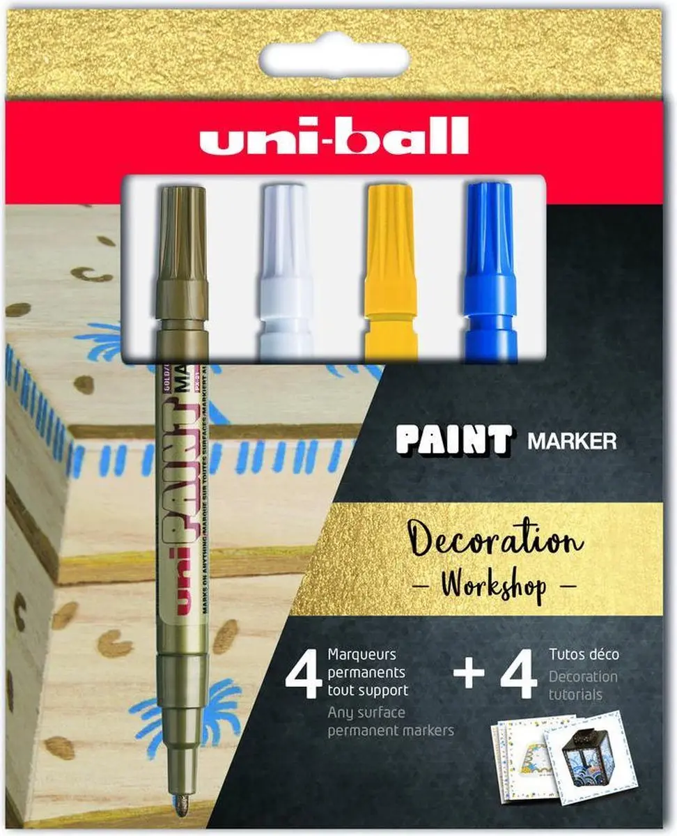 uni-ball PX-21 Decoratieset 4 Stuks