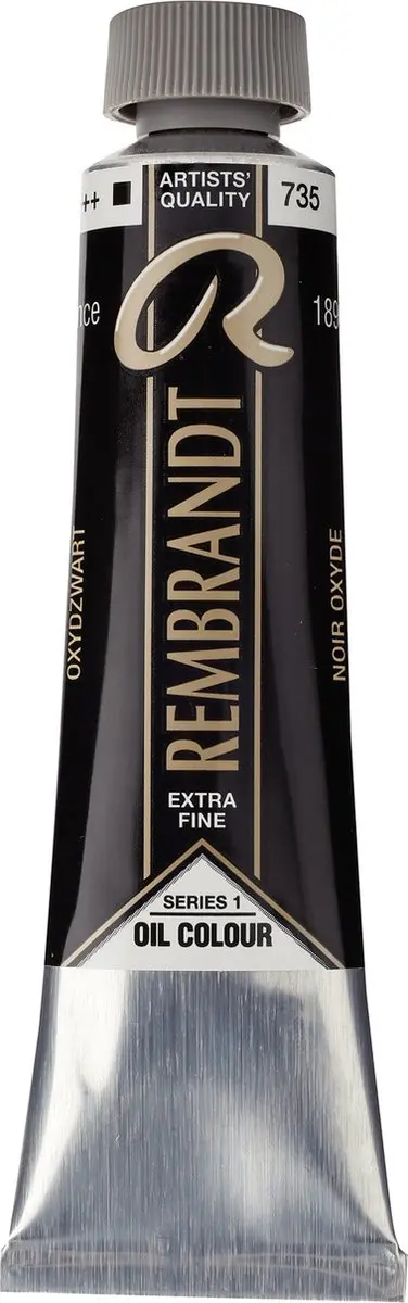 Rembrandt Olieverf Oxydzwart 735 40ml