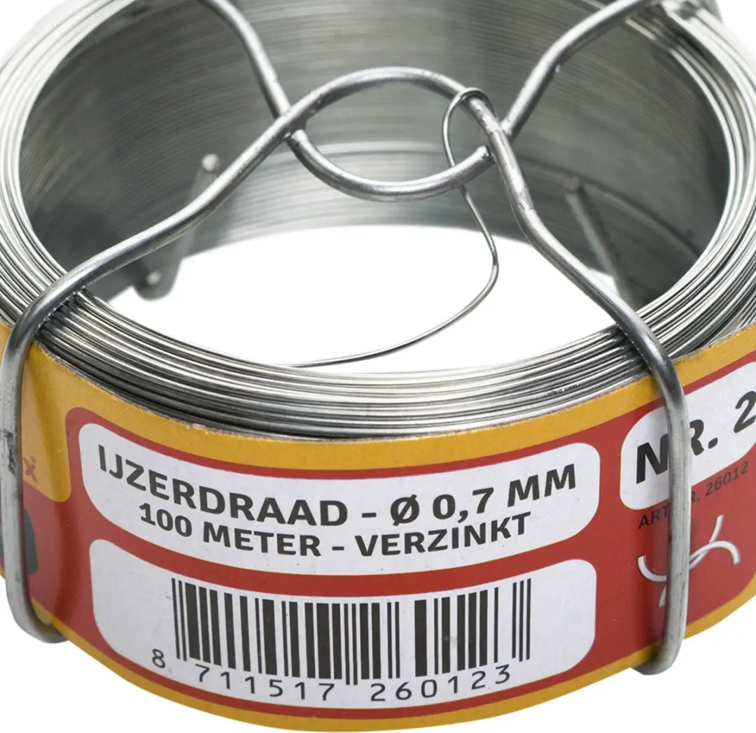 Deltafix IJzerdraad 0,7mm x 100m - Verzinkt Staal