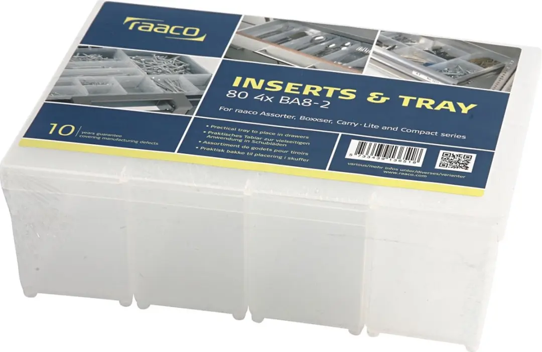 Raaco Assortimentskoffer - 220x69x160mm Transparant