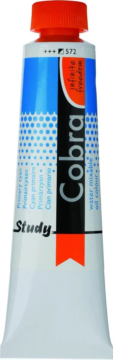 Cobra Study Olieverf Primary Cyan 40ml