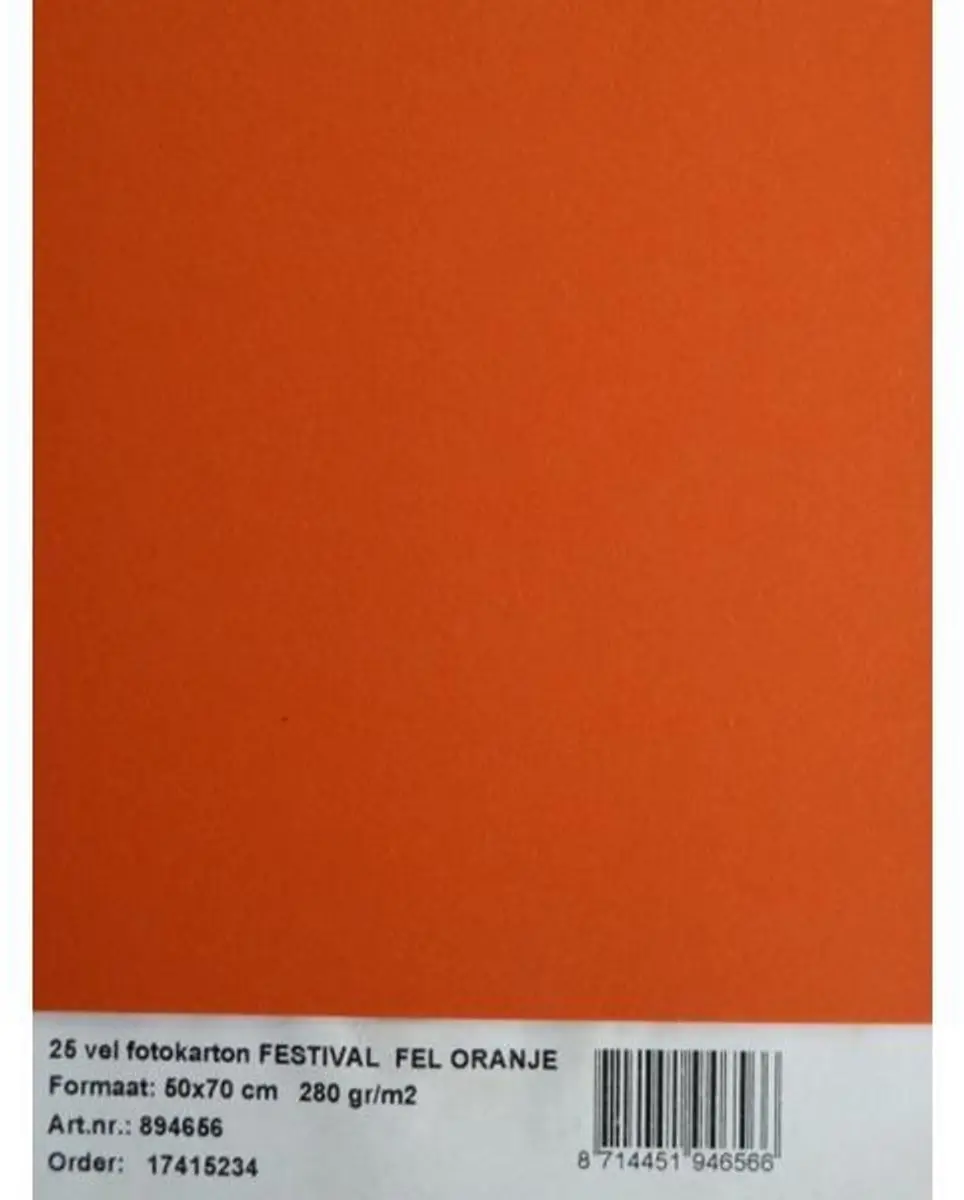 Kangaro Fotokarton 50x70cm 300g - Feloranje - 25 Vel