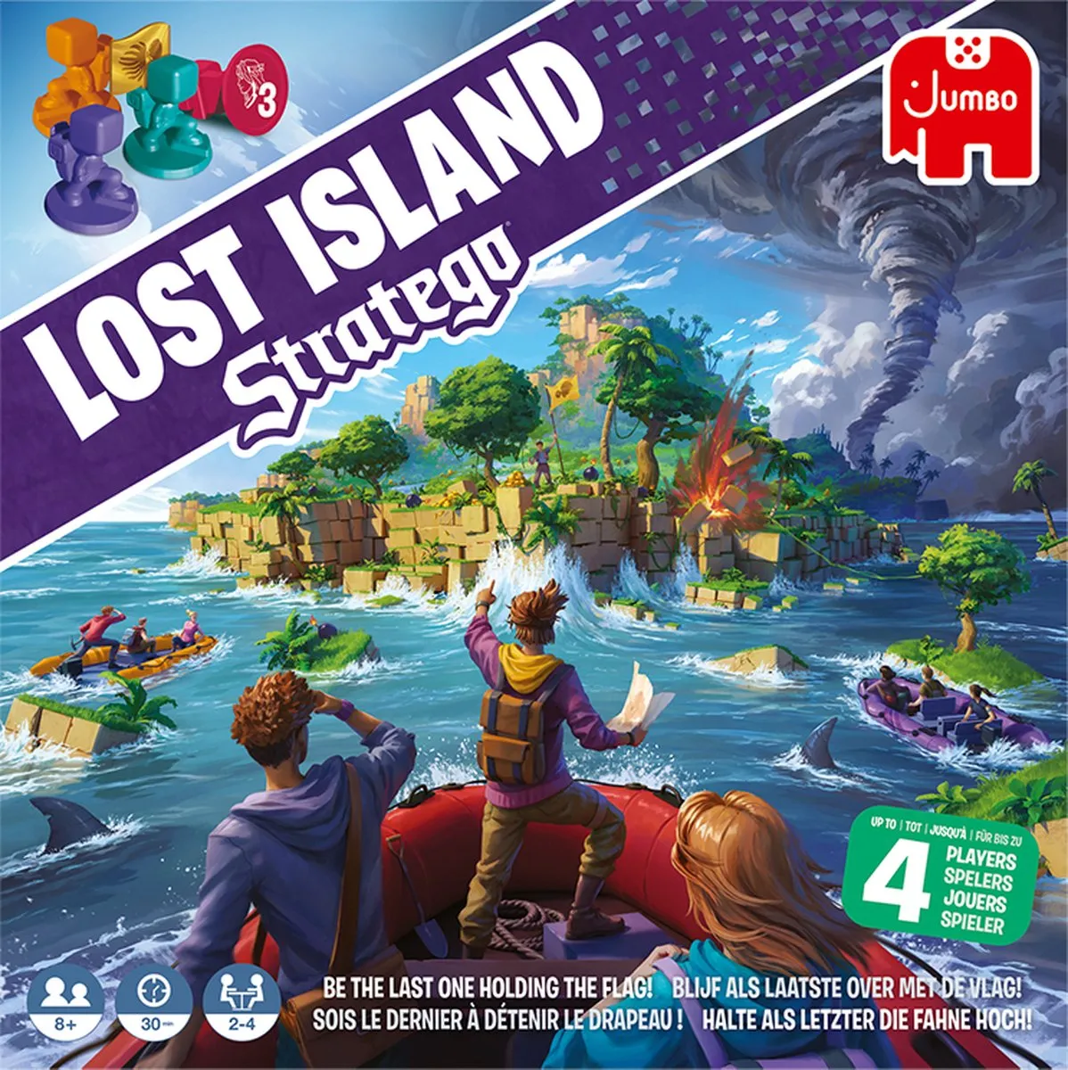 Jumbo Stratego Lost Island Bordspel - 2-4 Spelers