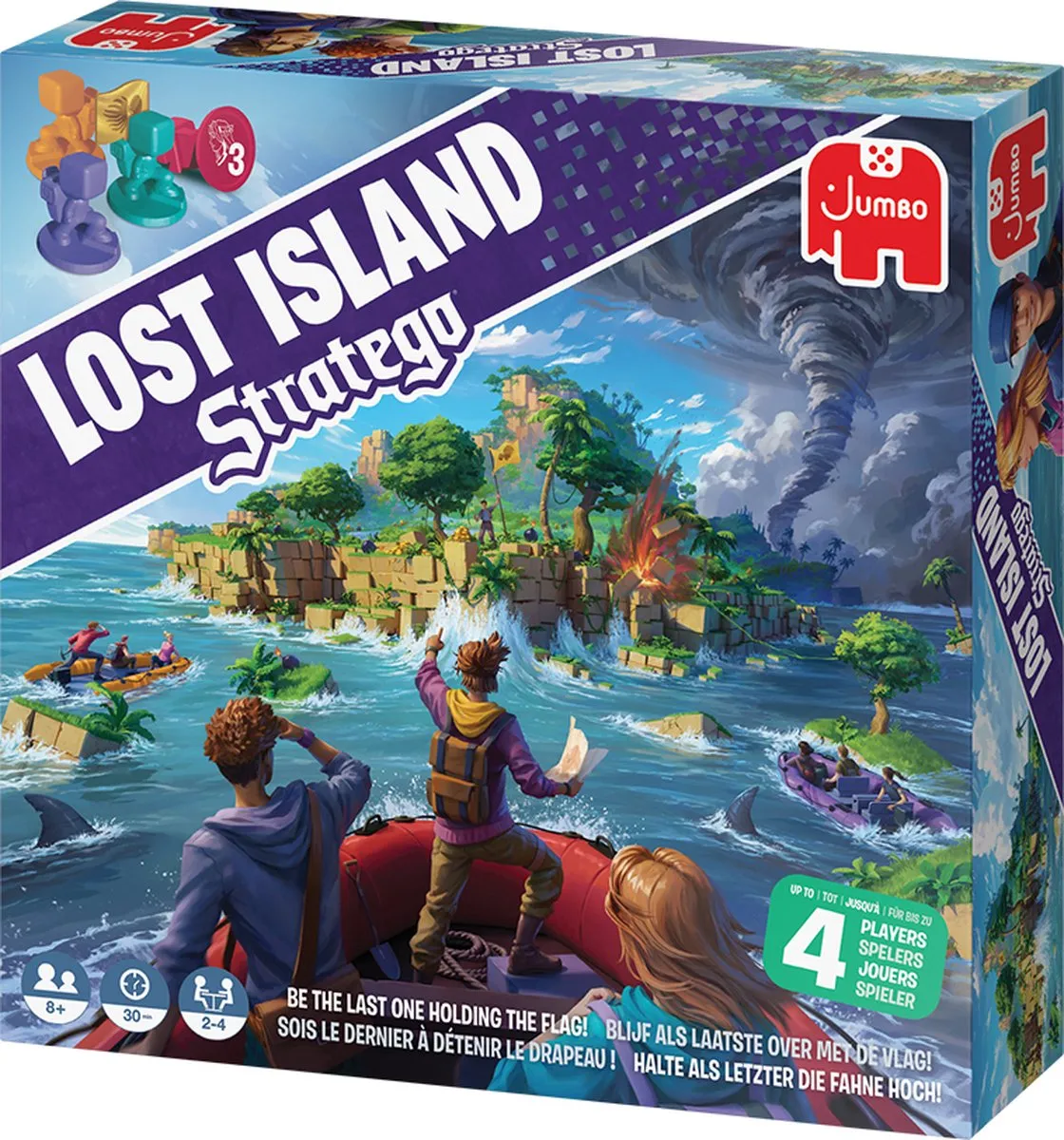 Jumbo Stratego Lost Island Bordspel - 2-4 Spelers - afbeelding 6 van 6