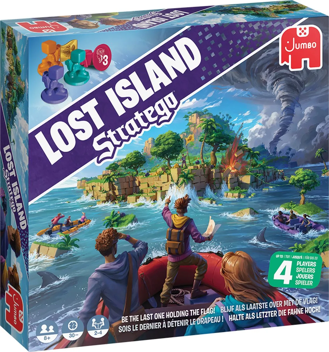 Jumbo Stratego Lost Island Bordspel - 2-4 Spelers