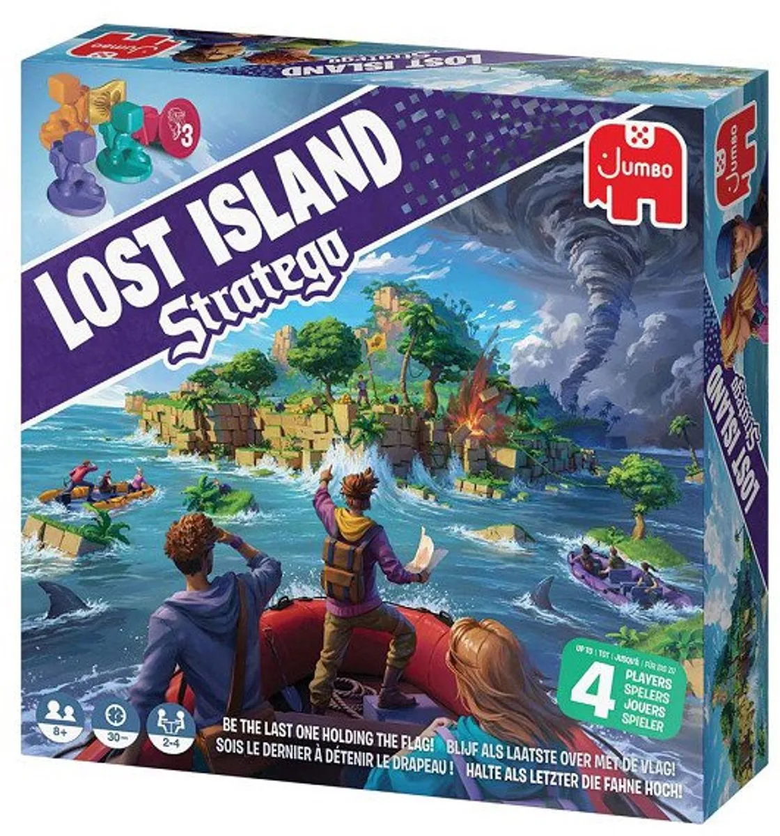Jumbo Stratego Lost Island Bordspel - 2-4 Spelers