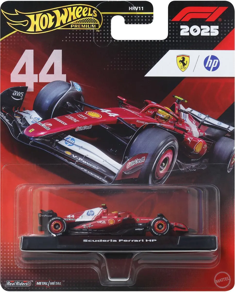 Hot Wheels Premium Formula 1 Ferrari Team Lewis Hamilton 2025