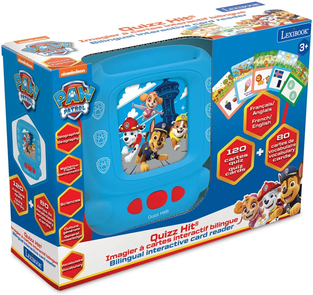 PAW Patrol Interactieve Kaartlezer - Blauw - 2-8 Spelers - JCR10PAi1 00 06