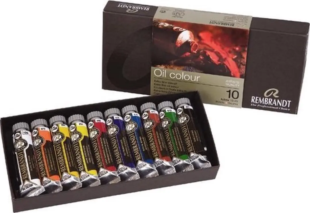 Rembrandt Oil Colour Set 10 Kleuren 15ml
