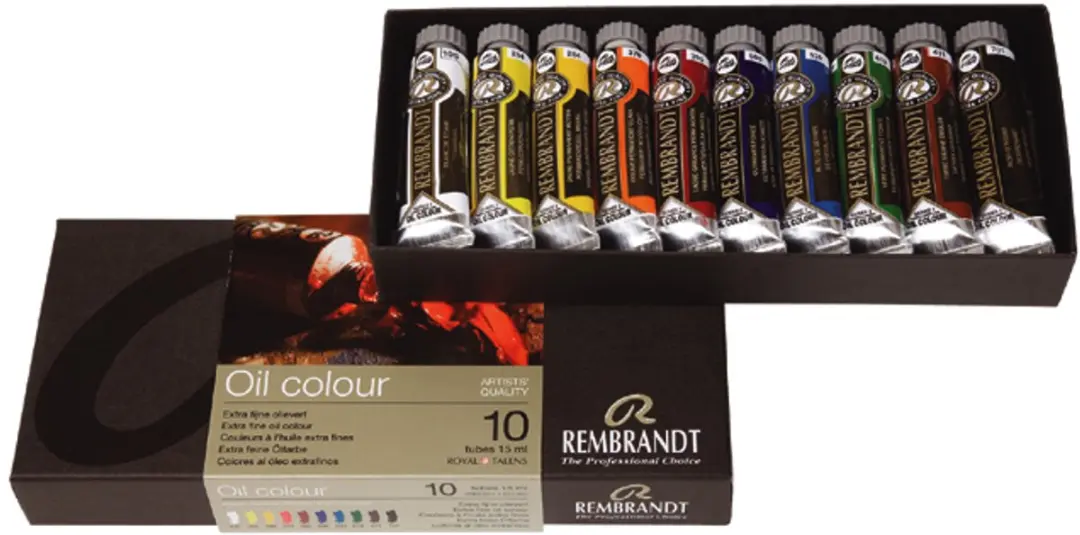 Rembrandt Oil Colour Set 10 Kleuren 15ml