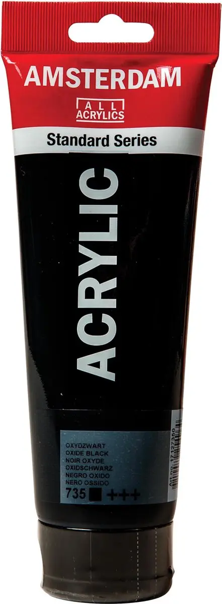 Amsterdam Acrylverf Oxydzwart 250ml