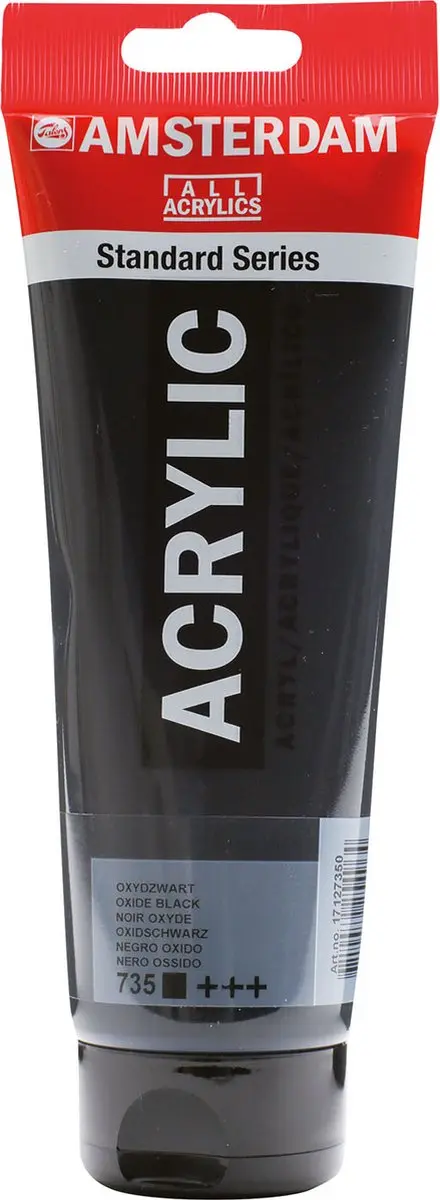 Amsterdam Acrylverf Oxydzwart 250ml