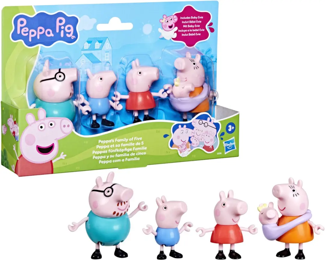 Peppa Pig Familie Speelgoedset G05065L0 - Meerkleurig