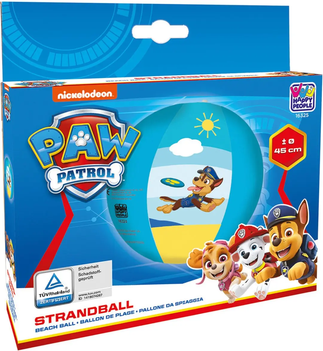 Peppa Pig Paw Patrol Strandbal - 29cm - Multi