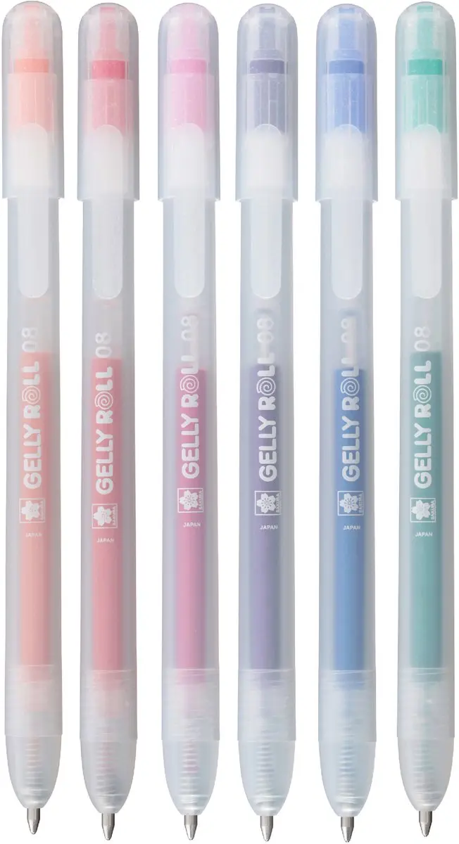 Sakura Gelly Roll Retractable Stardust Set - 6 Stuks