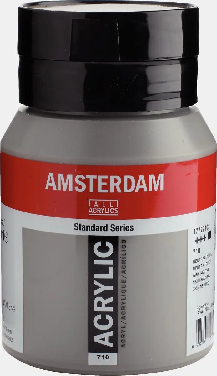 Amsterdam Standard Acrylverf 500ml - Neutraalgrijs 710