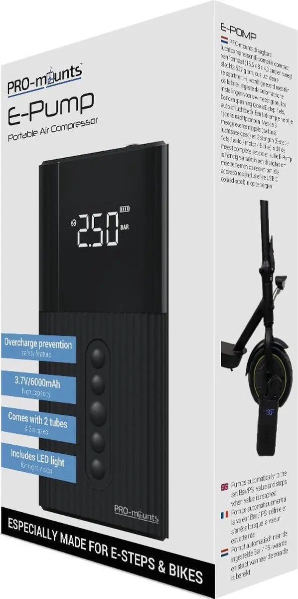 PRO-Mounts E-Pump PM2021ND15 Elektrische Pomp