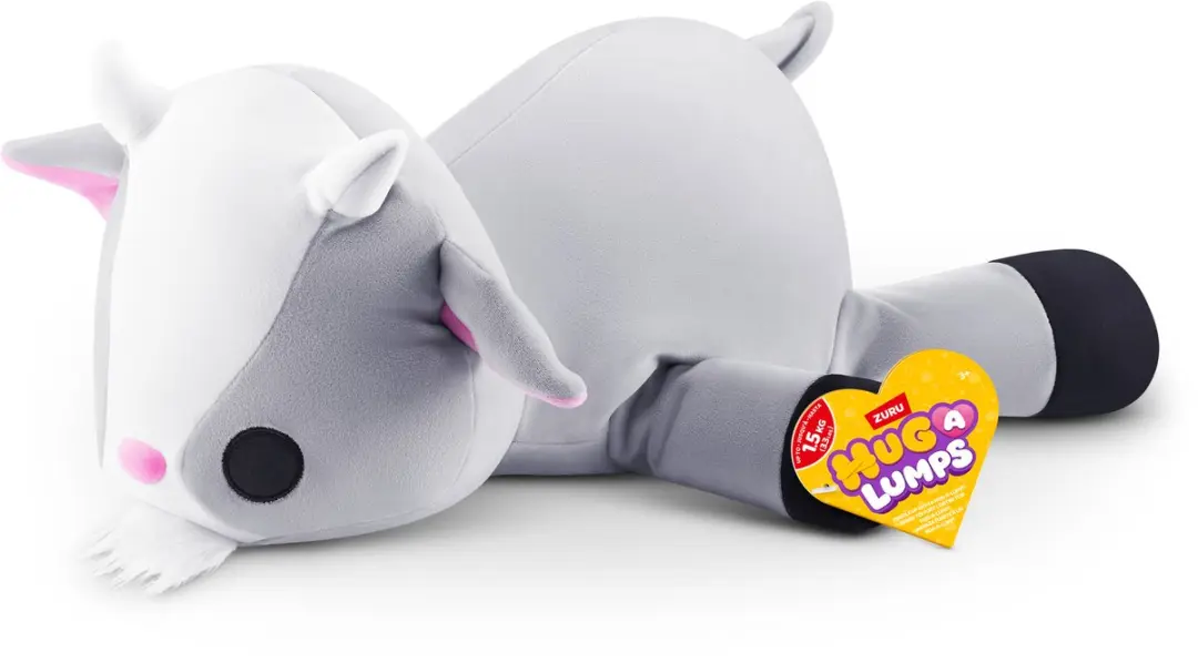 ZURU Pluche Knuffel Geit Verzwaard Speelgoed 1,5kg - Meerkleurig