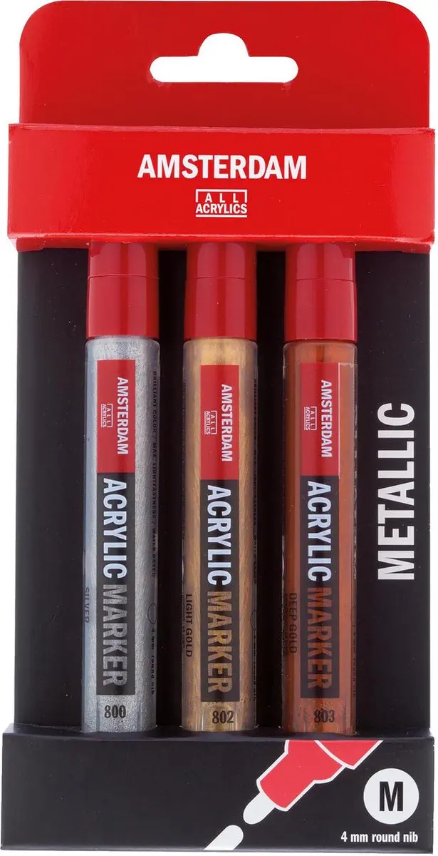 Amsterdam Acrylmarker Metallic Set