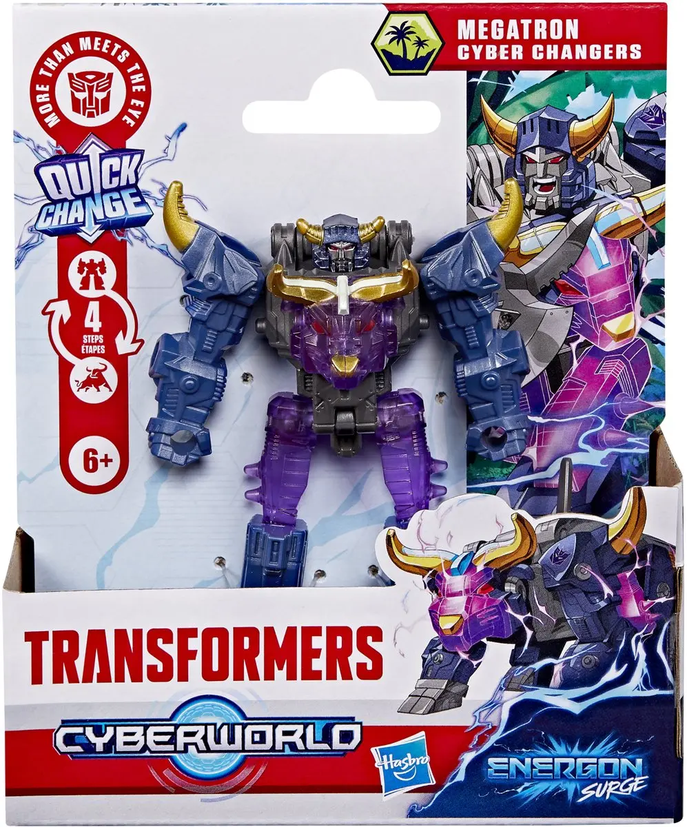 Transformers Cyber Changers Megatron Energon Surge G3258