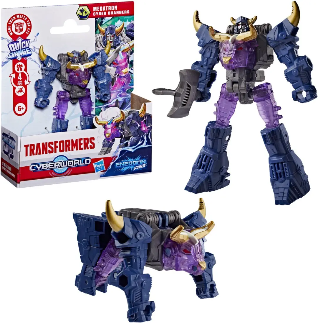 Transformers Cyber Changers Megatron Energon Surge G3258