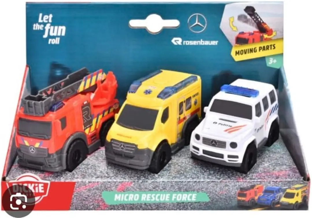 Dickie Toys Rosenbauer Micro Rescue Force