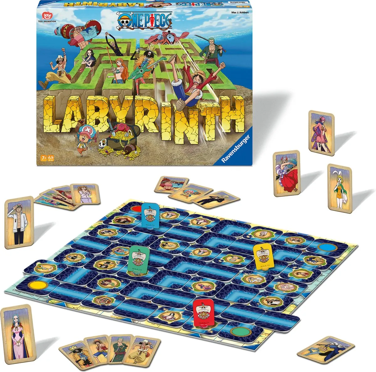 Ravensburger One Piece Labyrinth Bordspel 22887 - 2-4 Spelers