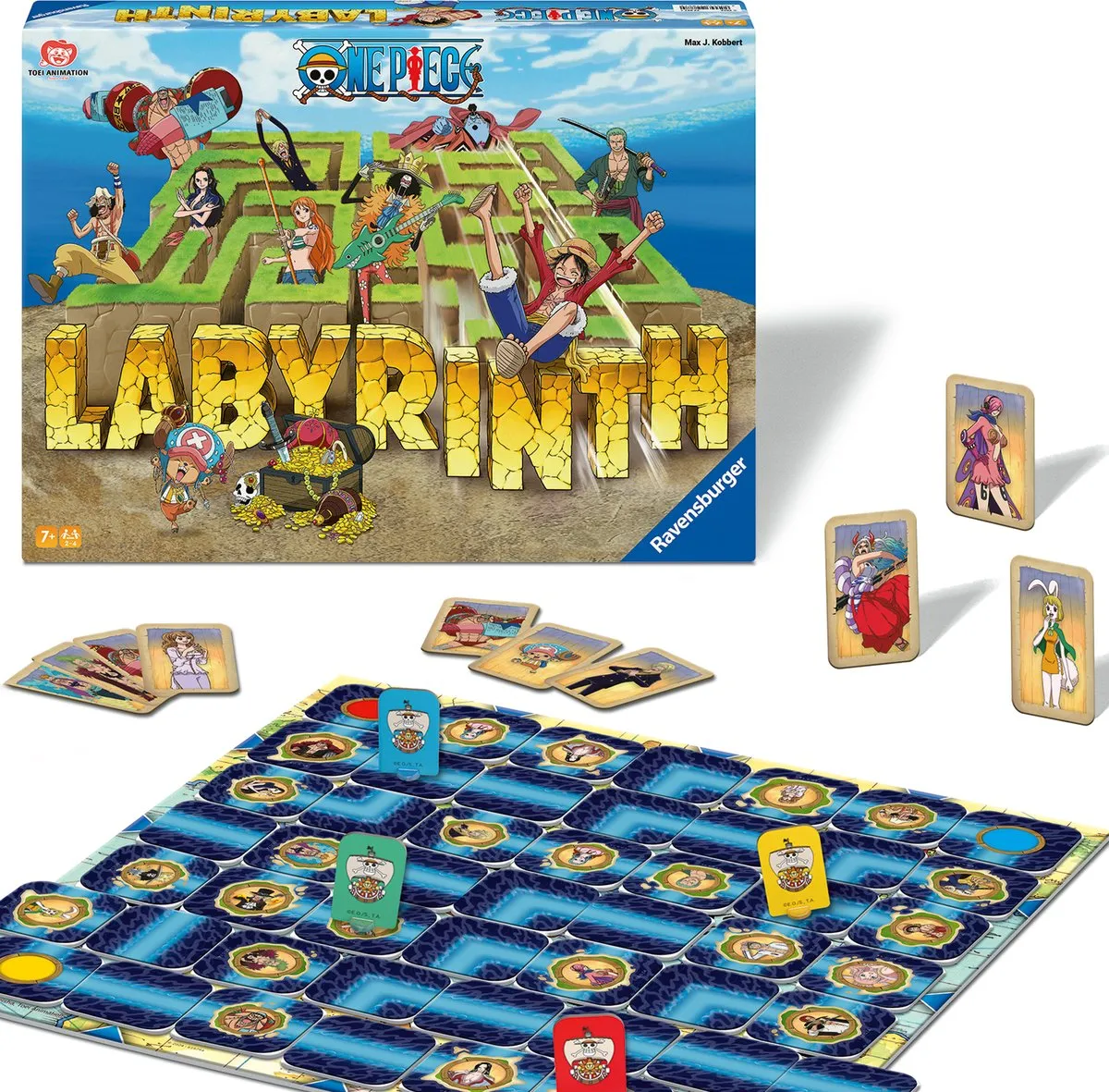 Ravensburger One Piece Labyrinth Bordspel 22887 - 2-4 Spelers